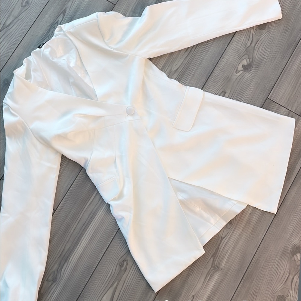 White blazer dress